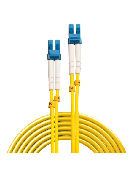 Lindy 47451 Cable de fibra óptica e InfiniBand 2 m LC Amarillo