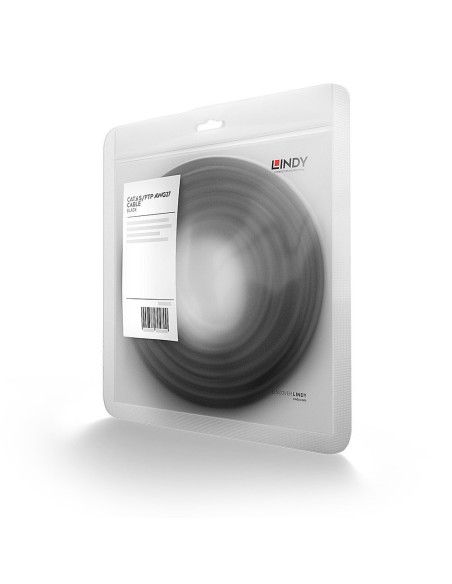 Lindy 47780 cable de red Negro 3 m Cat6 S FTP (S-STP)