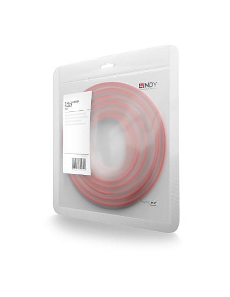 Lindy 48032 cable de red Rojo 1 m Cat6 U UTP (UTP)