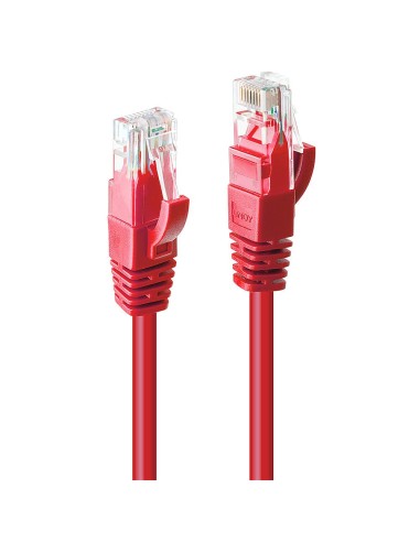 Lindy 48033 cable de red Rojo 2 m Cat6 U UTP (UTP)