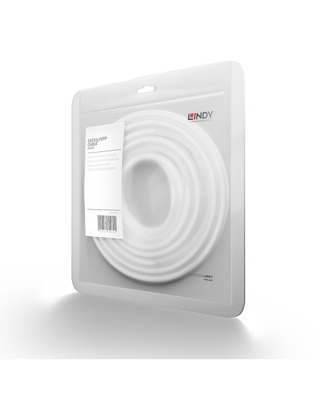 Lindy 48093 cable de red Blanco 2 m Cat6 U UTP (UTP)