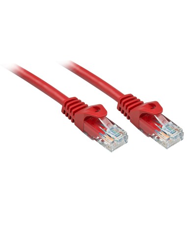 Lindy RJ-45 RJ-45 Cat6 0.5m cable de red Rojo 0,5 m U UTP (UTP)