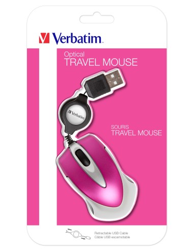 Verbatim Go Mini ratón Oficina USB tipo A Óptico 1000 DPI