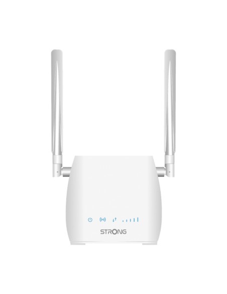 Strong 300M router inalámbrico Ethernet rápido Banda única (2,4 GHz) 4G Blanco