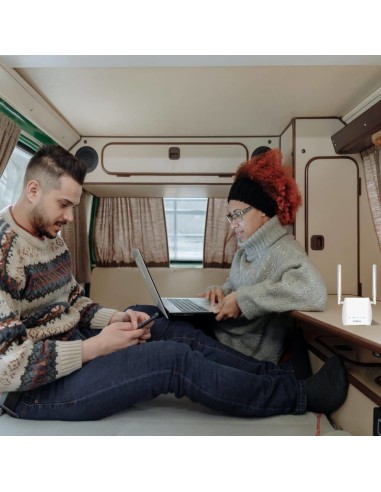 Strong 300M router inalámbrico Ethernet rápido Banda única (2,4 GHz) 4G Blanco