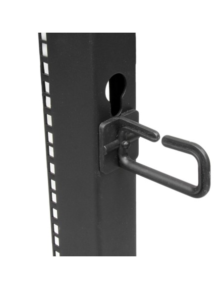 StarTech.com Rack 8U Móvil de Marco Abierto de 4 Columnas para Servidores - Rack de 19 Pulgadas para Equipo de Red e