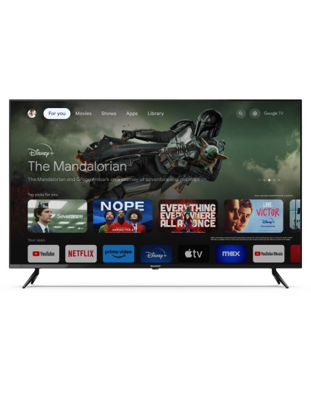 Sharp 50GL4060E Televisor 127 cm (50") 4K Ultra HD Smart TV Wifi Negro