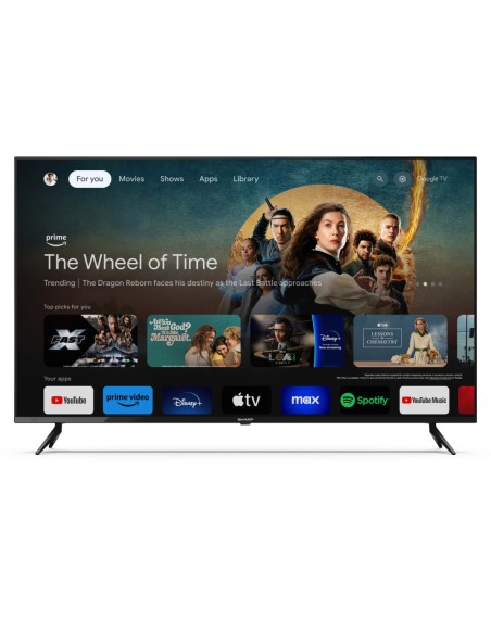 Sharp 50GL4060E Televisor 127 cm (50") 4K Ultra HD Smart TV Wifi Negro