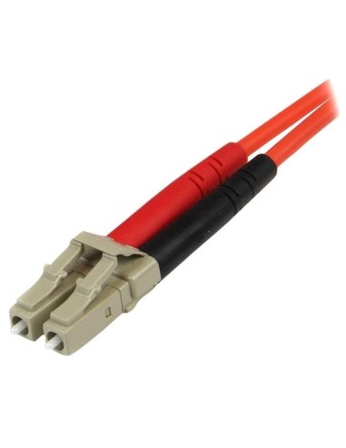 StarTech.com Cable Adaptador de Red de 5m Multimodo Dúplex Fibra Óptica LC-ST 50 125 - Patch Duplex
