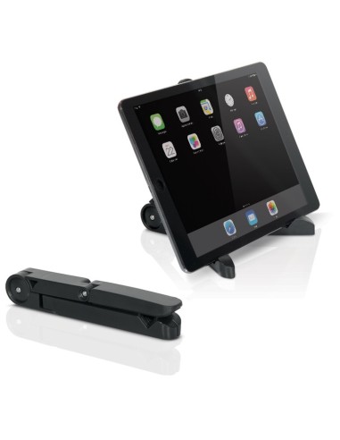 Mobilis Portable Fold-up Stand Soporte pasivo Teléfono móvil smartphone, Tablet UMPC Negro