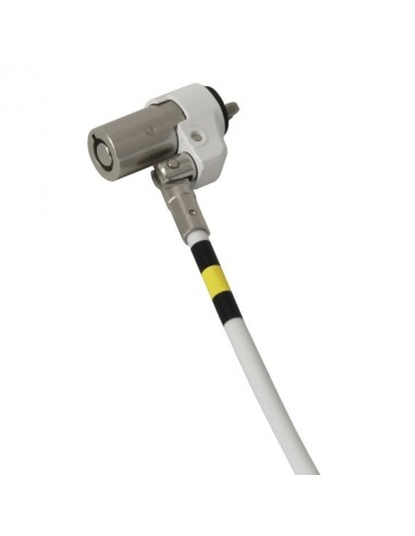Mobilis 001272 cable antirrobo Negro, Blanco, Amarillo 2 m