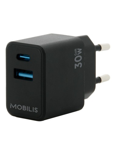 Mobilis 001362 cargador de dispositivo móvil Universal Negro Corriente alterna Auto
