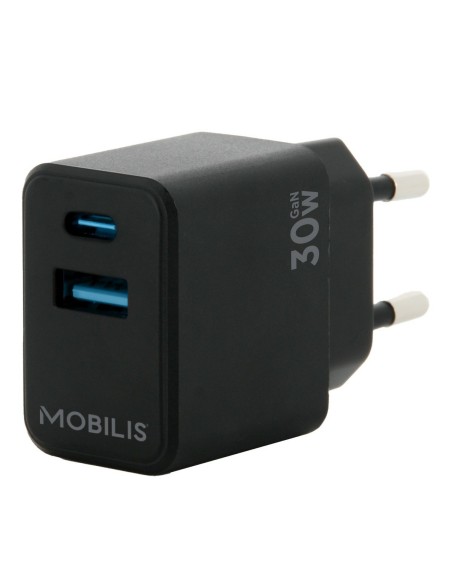 Mobilis 001362 cargador de dispositivo móvil Universal Negro Corriente alterna Auto