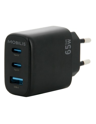 Mobilis 001364 cargador de dispositivo móvil Universal Negro Corriente alterna Auto
