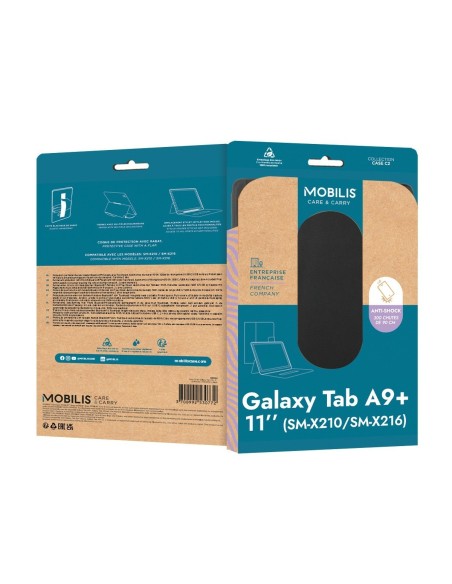 Mobilis 029034 funda para tablet 27,9 cm (11") Folio Negro