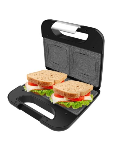 Cecotec 02953 sandwichera Negro, Acero inoxidable