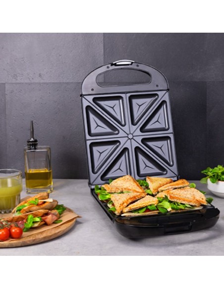 Cecotec 03111 sandwichera 1500 W Negro