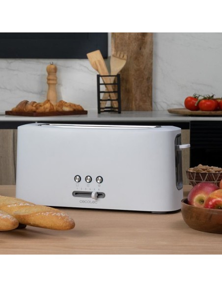 Cecotec 03189 tostadora 6 2 rebanada(s) 980 W Blanco