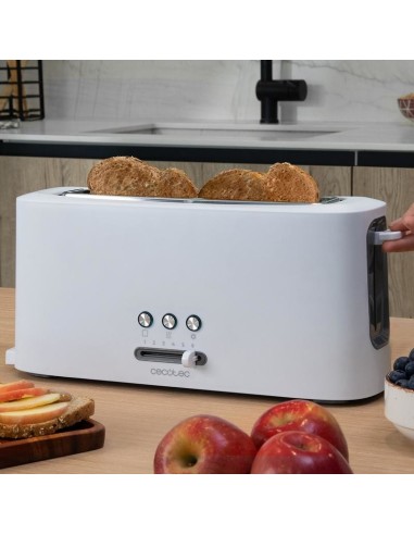 Cecotec 03189 tostadora 6 2 rebanada(s) 980 W Blanco
