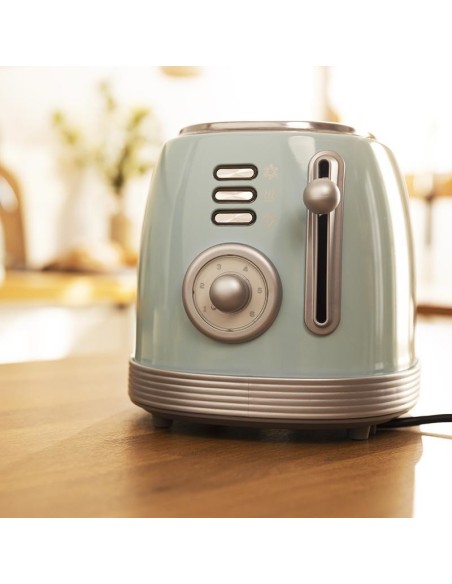 Cecotec Vintage 800 6 2 rebanada(s) 850 W Azul