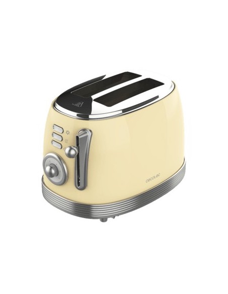 Cecotec Vintage 800 6 2 rebanada(s) 850 W Amarillo