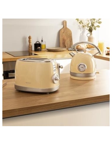 Cecotec Vintage 800 6 2 rebanada(s) 850 W Amarillo