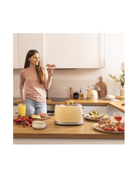 Cecotec Vintage 800 6 2 rebanada(s) 850 W Amarillo