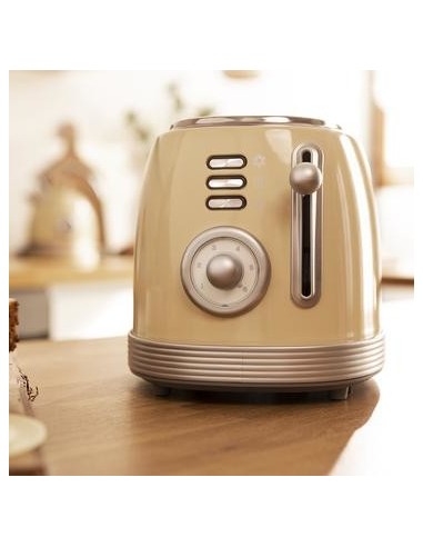 Cecotec Vintage 800 6 2 rebanada(s) 850 W Amarillo