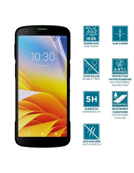 Mobilis 036302 protector de pantalla o trasero para teléfono móvil Zebra 1 pieza(s)