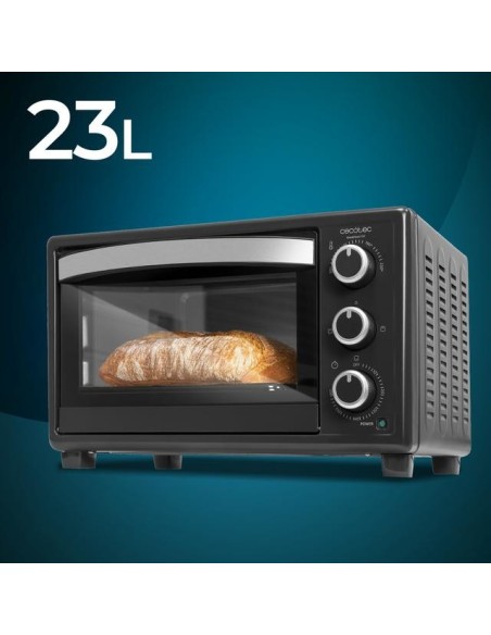 Cecotec 03817 horno tostador 23 L 1500 W Negro Parrilla