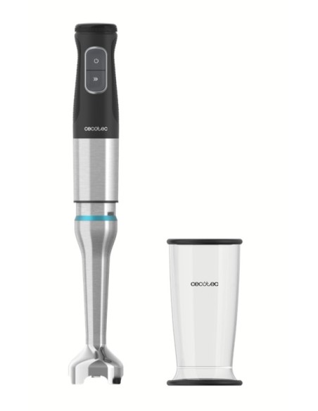 Cecotec 03966 licuadora Batidora de inmersión 1200 W Negro, Acero inoxidable