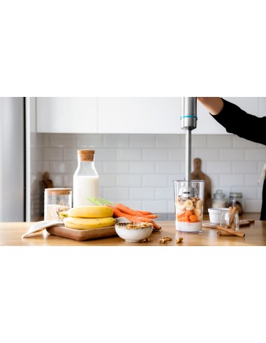 Cecotec Power TitanBlack 1200 XL PerfectCream&Crush Batidora de inmersión 1200 W Negro, Verde, Acero inoxidable