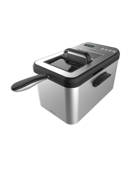 Cecotec Cleanfry Luxury 4000 Sencillo 4,2 L Independiente 3270 W Freidora Negro, Acero inoxidable