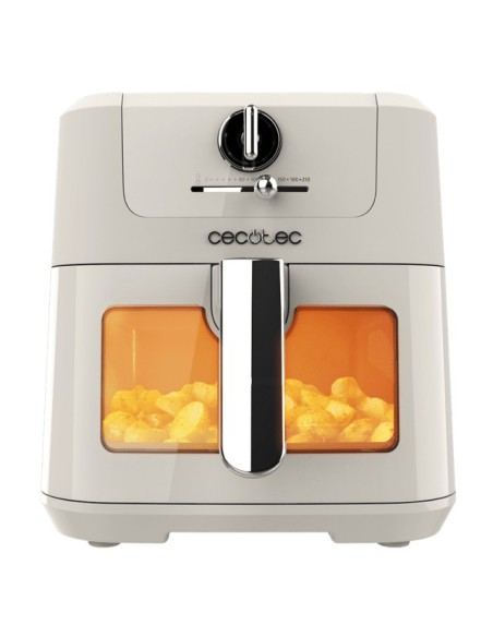 Cecotec Antique 5000 Window Sencillo 5 L Independiente 1500 W Freidora de aire caliente Blanco