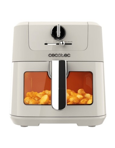 Cecotec Antique 5000 Window Sencillo 5 L Independiente 1500 W Freidora de aire caliente Blanco