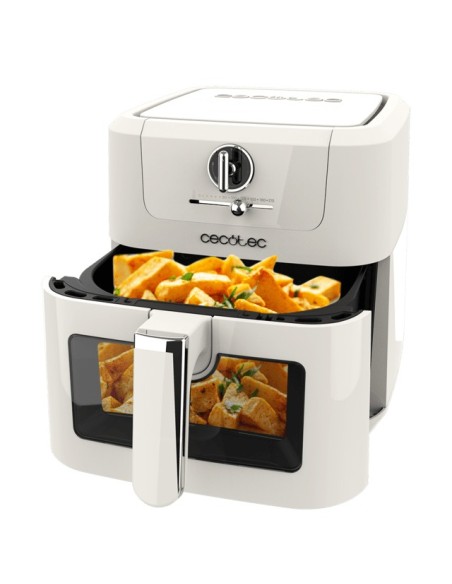 Cecotec Antique 5000 Window Sencillo 5 L Independiente 1500 W Freidora de aire caliente Blanco