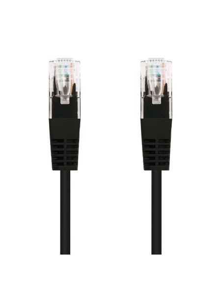 Nanocable CABLE RED LATIGUILLO RJ45 CAT.5E UTP AWG24, NEGRO, 3.0 M