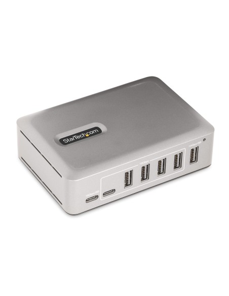 StarTech.com 10G5A2CS-USB-C-HUB hub de interfaz USB 3.2 Gen 2 (3.1 Gen 2) Type-C 10000 Mbit s Plata