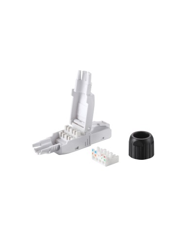 Equip 121162 conector RJ-45 Negro, Blanco