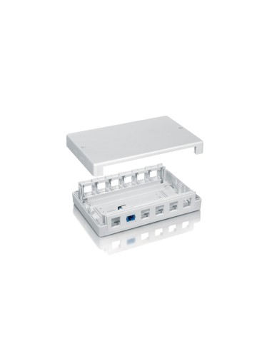 Equip 125460 caja de tomacorriente Blanco