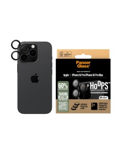 PanzerGlass ® Hoops® Camera Lens Protector Black iPhone 16 Pro | 16 Pro Max Protector de pantalla Apple 1 pieza(s) 2