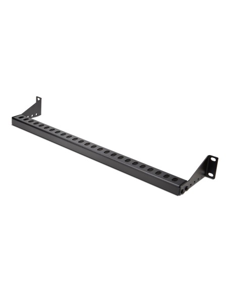 StarTech.com Barra 1U de Amarre Horizontal para Gestión de Cables en Rack - para Racks de 19" - Profundidad Ajustable - Guía
