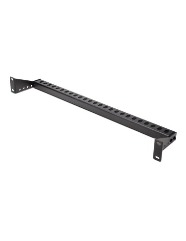 StarTech.com Barra 1U de Amarre Horizontal para Gestión de Cables en Rack - para Racks de 19" - Profundidad Ajustable - Guía