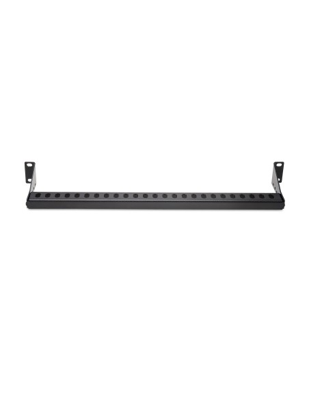 StarTech.com Barra 1U de Amarre Horizontal para Gestión de Cables en Rack - para Racks de 19" - Profundidad Ajustable - Guía