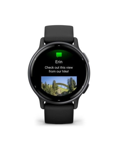 Garmin Vivoactive 5 3,05 cm (1.2") AMOLED 42 mm Digital 390 x 390 Pixeles Pantalla táctil Negro Wifi GPS (satélite)
