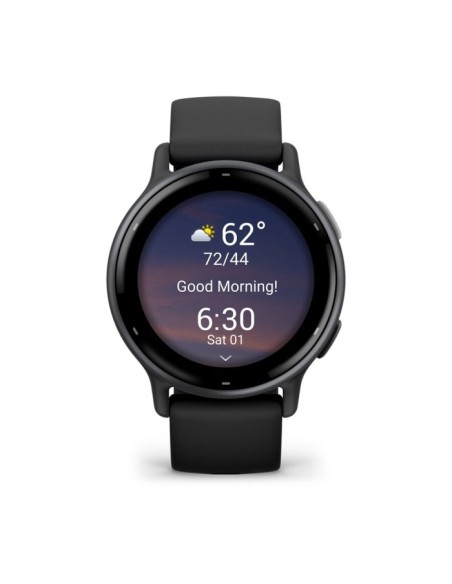 Garmin Vivoactive 5 3,05 cm (1.2") AMOLED 42 mm Digital 390 x 390 Pixeles Pantalla táctil Negro Wifi GPS (satélite)