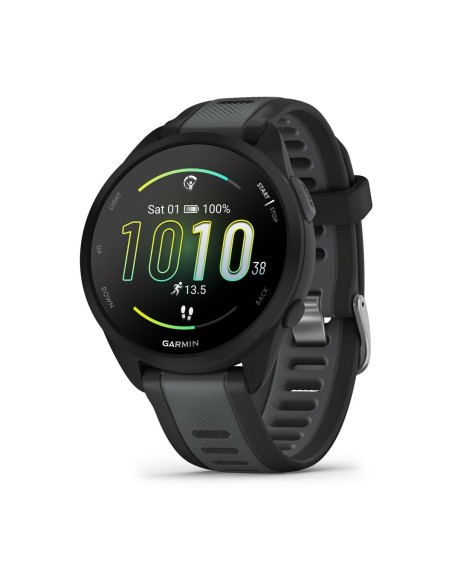 Garmin Forerunner 165 Music 3,05 cm (1.2") AMOLED 43 mm Digital 390 x 390 Pixeles Pantalla táctil Negro GPS (satélite)