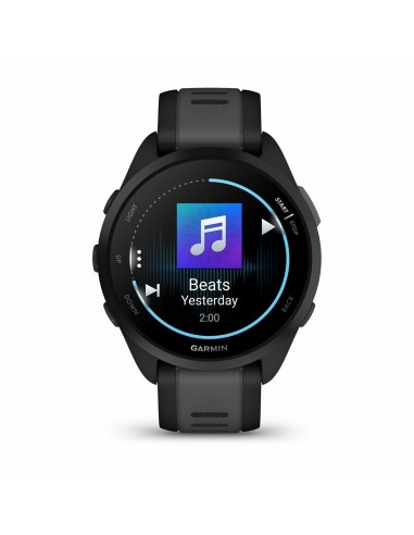 Garmin Forerunner 165 Music 3,05 cm (1.2") AMOLED 43 mm Digital 390 x 390 Pixeles Pantalla táctil Negro GPS (satélite)