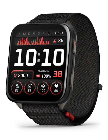 Garmin Venu X1 5,08 cm (2") AMOLED Digital 448 x 486 Pixeles Pantalla táctil Negro Wifi GPS (satélite)