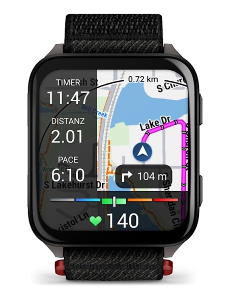 Garmin Venu X1 5,08 cm (2") AMOLED Digital 448 x 486 Pixeles Pantalla táctil Negro Wifi GPS (satélite)